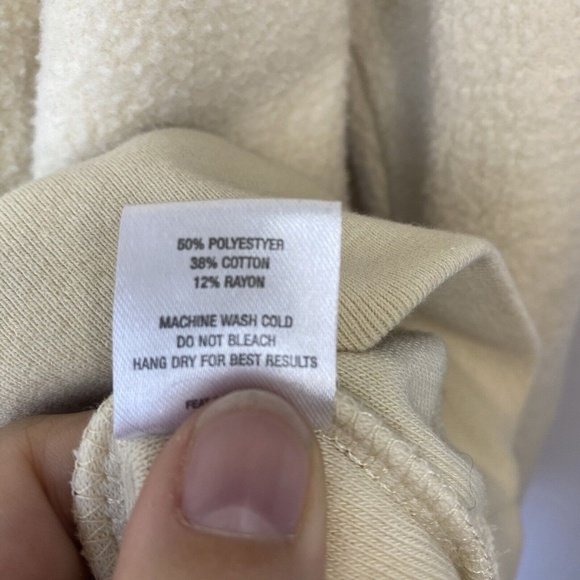 Feat BlanketBlend Pullover Hoodie Oatmilk size medium - Picture 9 of 14